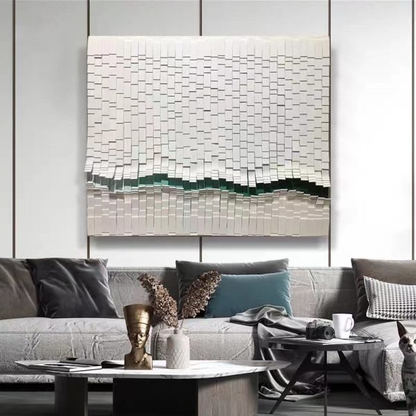 Handmade Collage Abstract Art - Image 4