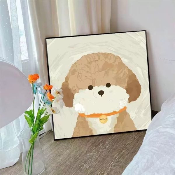 ins cartoon cute dog wall art - Image 3