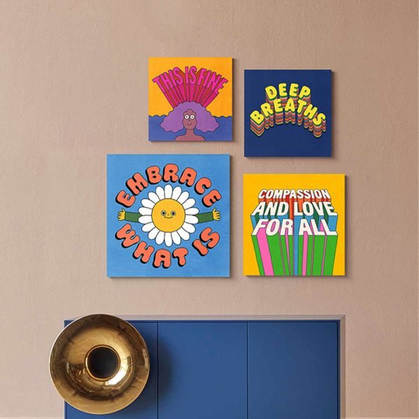 Cartoon wall art fun table setting - Image 3