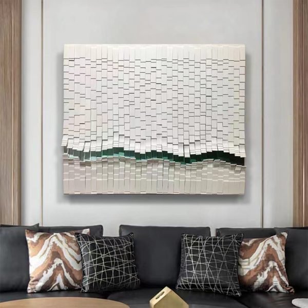 Handmade Collage Abstract Art